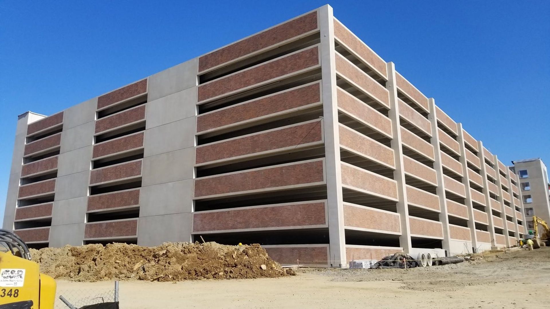 Completed precast parking structure